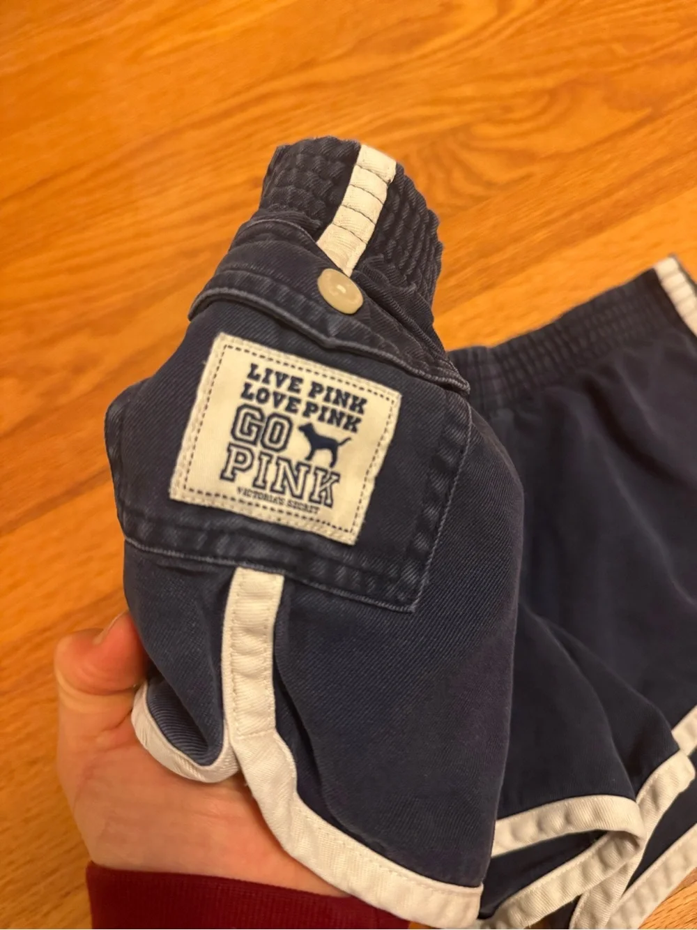 Navy blue PINK cargo shorts